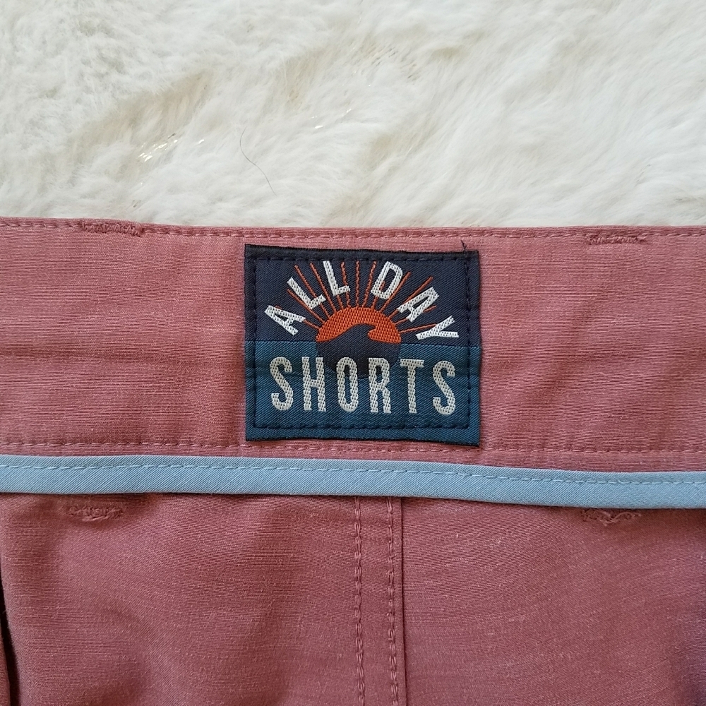 Faherty All Day Shorts in Sunrose - Picture 8 of 11